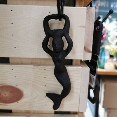 quality Customized Mermaid Cast Iron Wine Bottle Opener For Bar factory