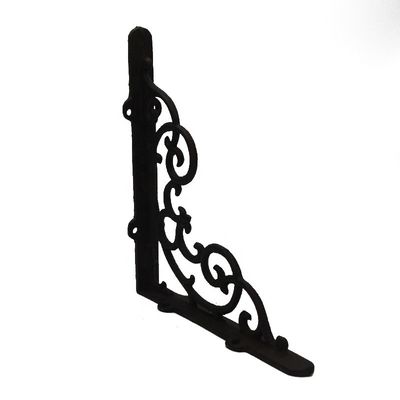 quality Vintage Classic Pattern Cast Iron Shelf Bracket For Shop factory