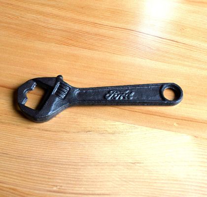 quality Spanner Shape Cast Iron Bottle Opener factory