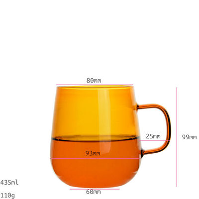 quality Colored High Borosilicate Tumbler Drinking Glasses factory