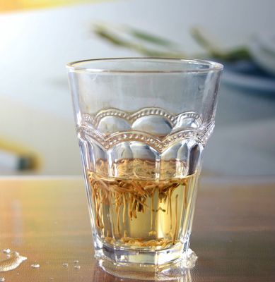 quality Stemless Embossed Multiple Tangent 10 Oz Glass Tumbler factory