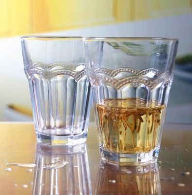 quality Stemless Embossed Multiple Tangent 10 Oz Glass Tumbler factory