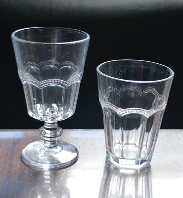 quality Stemless Embossed Multiple Tangent 10 Oz Glass Tumbler factory