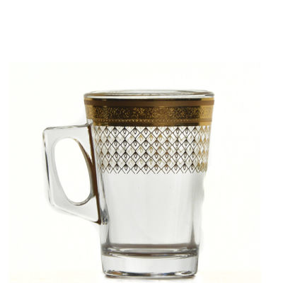 quality Golden Decorated Gold Decal Tumbler Drinking Glasses factory