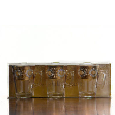 quality Golden Decorated Gold Decal Tumbler Drinking Glasses factory