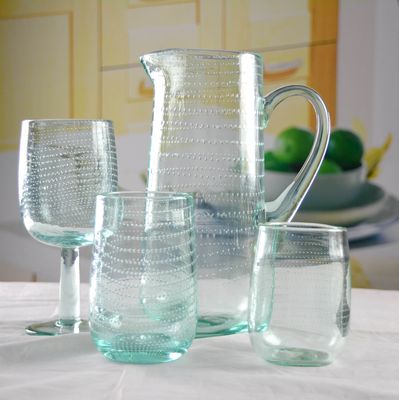 quality Spiral Bubbles Tumbler Drinking Glasses factory
