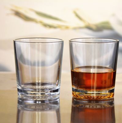 quality Wholesale Concise Tumbler Drinking Glasses Customized Embossed Flower Pattern Double Old Fashion Glass Cup factory