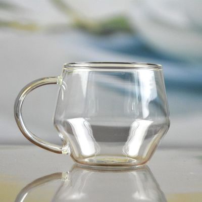 quality Borosilicate Heat Resistant Tea Glass Mug With Handle factory