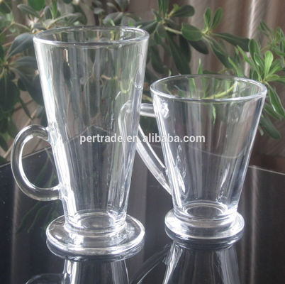 quality Irish Style Machine Made Crystal Whisky Tumblers With Handle factory