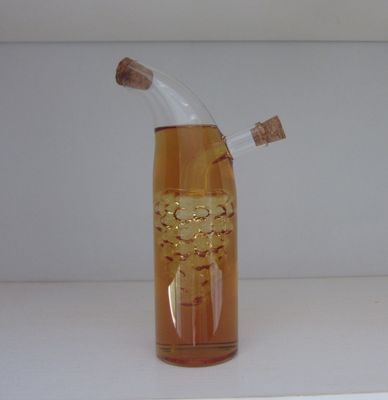 quality Double Layer Grape Shape Glass Canister With Lid For Oil factory