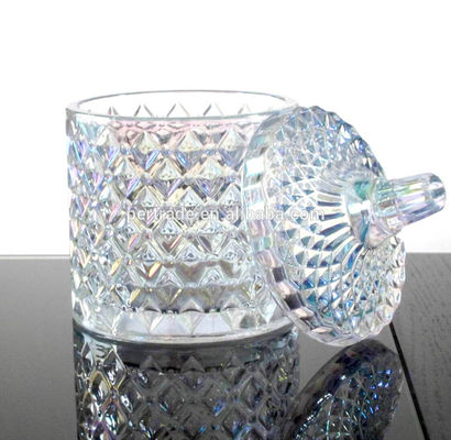 quality Glass Storage Jars With Lid For Wax factory