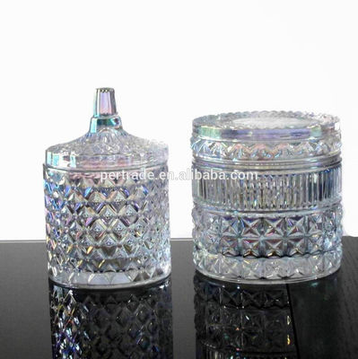 quality Glass Storage Jars With Lid For Wax factory