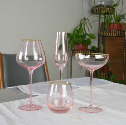 quality Pink Crystal Cocktail Glasses factory