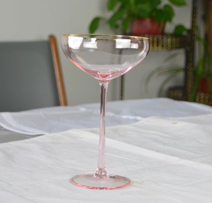 quality Pink Crystal Cocktail Glasses factory