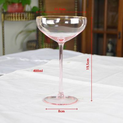 quality Pink Crystal Cocktail Glasses factory