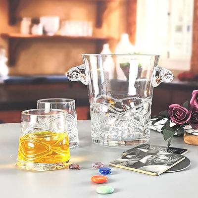 quality Unique Handmade Whiskey Glass With Inlaid Eyes Design factory