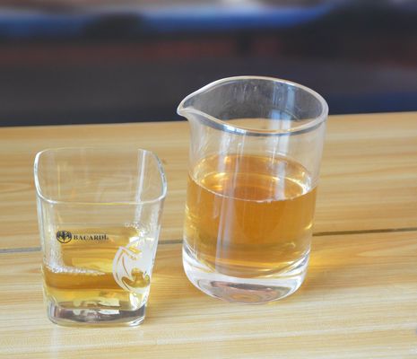 quality Customize Print Logo Bacardi Whiskey Tumbler Glass , Square Whiskey Glasses factory