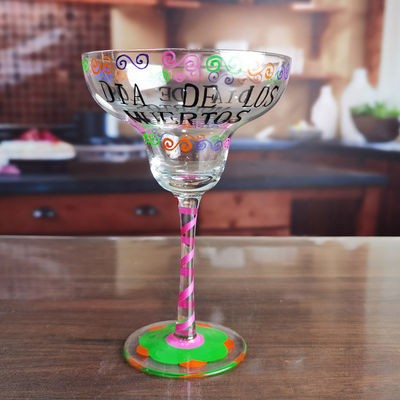 quality Halloween Margarita Glass 12Oz Crystal Cocktail Glasses factory