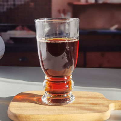 quality 550ml Retro Style Craft Beer Tulip Glasses With Handle Bottom factory